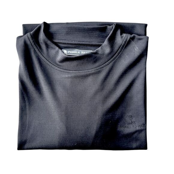 Pebble Beach Performance T-Shirt Men’s XXL Black Short Sleeve Golf Tee - Picture 1 of 9